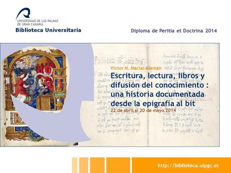 Diploma de Peritia et Doctrina 2014