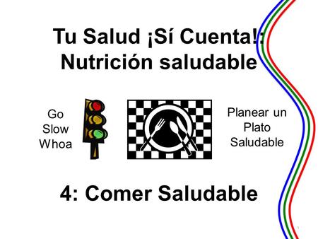 Tu Salud іSí Cuenta!: Nutrición Saludable Comer Saludable