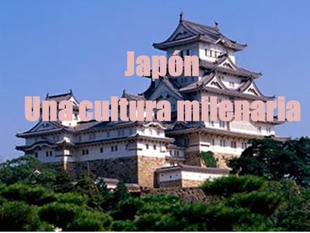 Japón Una cultura milenaria. Medio Geográfico Japón es un pequeño archipiélago asiático del Pacífico norte. Sus islas más importantes son: Hokkaido, Honshu,