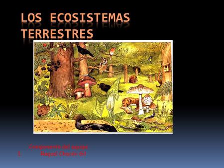 Los ecosistemas terrestres