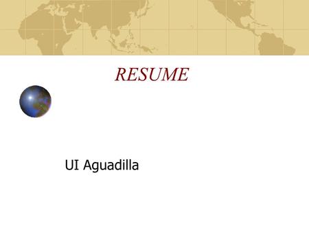 RESUME UI Aguadilla.