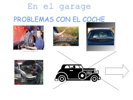 En el garage PROBLEMAS CON EL COCHE.