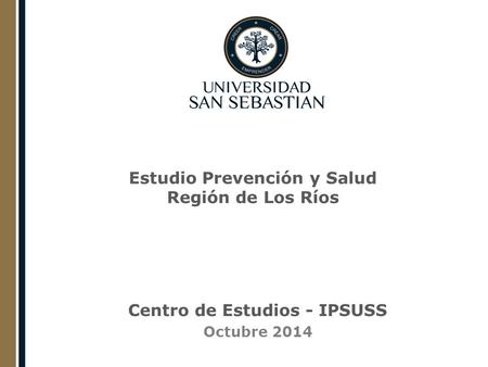 Estudio Prevención y Salud Región de Los Ríos