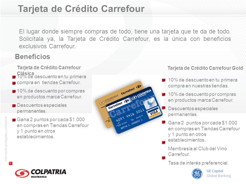 tarjeta de credito carrefour colpatria requisitos