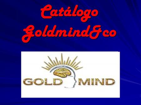 Catálogo Goldmind&co.