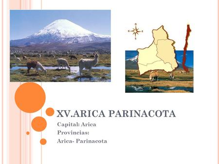 Capital: Arica Provincias: Arica- Parinacota