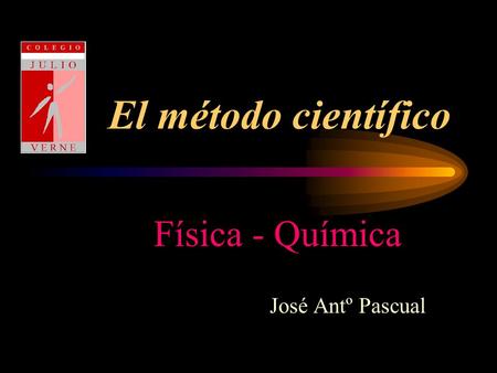 Física - Química José Antº Pascual