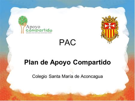Plan de Apoyo Compartido Colegio Santa María de Aconcagua