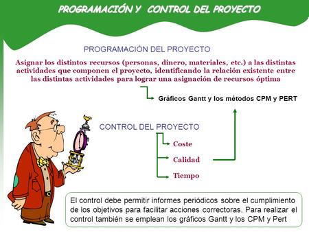 Programación y control del proyecto