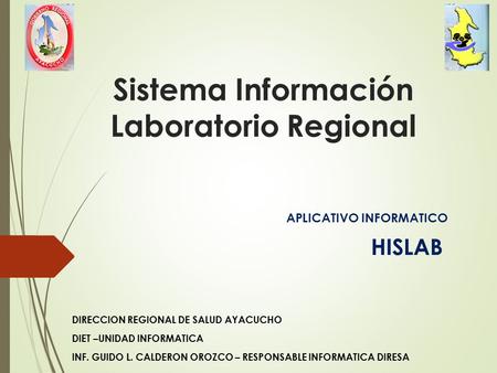 Sistema Información Laboratorio Regional