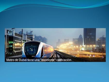 Conozca el increíble metro de Dubai La ciudad de Dubai, capital de los Emiratos Árabes Unidos, es un lugar particular. Gracias a la riqueza que genera.
