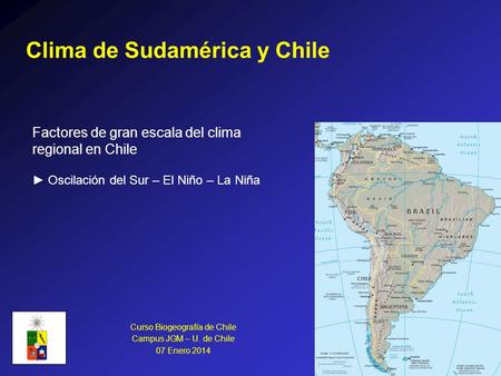 Curso Biogeografía de Chile