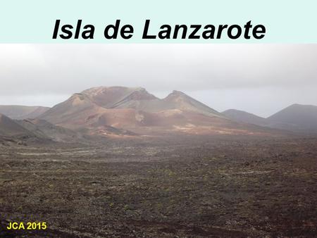 Isla de Lanzarote JCA 2015.