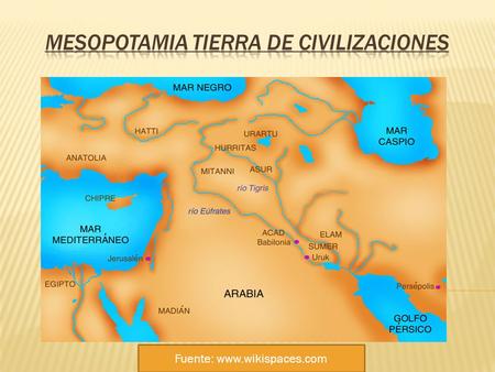 Mesopotamia Tierra de Civilizaciones