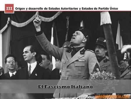 El Fascismo Italiano III saladehistoria.com