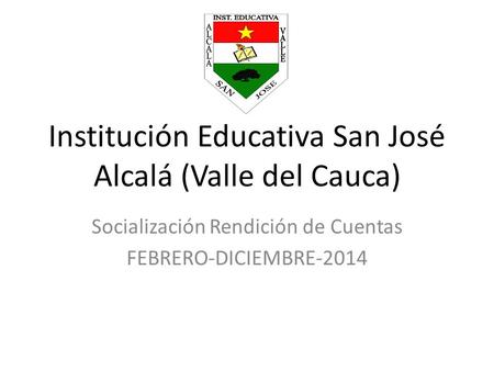 Institución Educativa San José Alcalá (Valle del Cauca)
