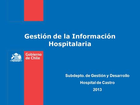 Gestión de la Información Hospitalaria