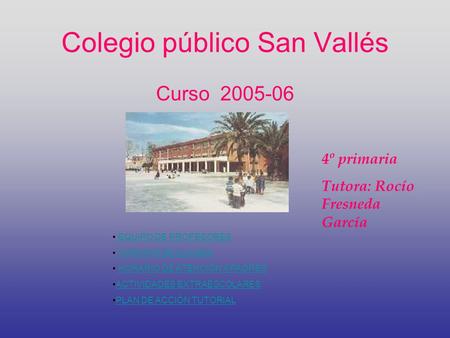 Colegio público San Vallés