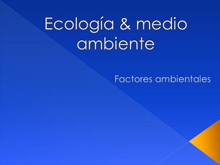 Ecología & medio ambiente