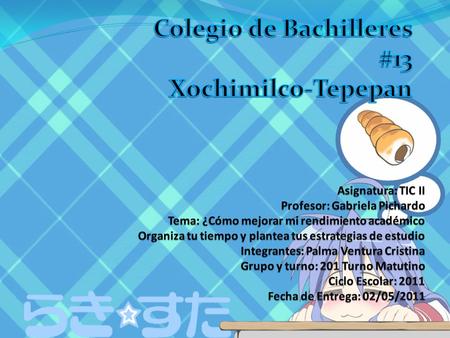 Colegio de Bachilleres #13 Xochimilco-Tepepan