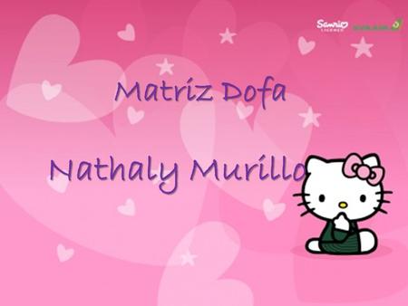 Matriz Dofa Nathaly Murillo.