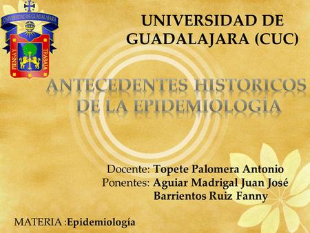 UNIVERSIDAD DE GUADALAJARA (CUC)