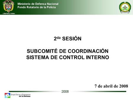 2da SESIÓN SUBCOMITÉ DE COORDINACIÓN SISTEMA DE CONTROL INTERNO