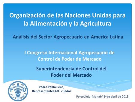 Análisis del Sector Agropecuario en America Latina