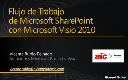 Flujo de Trabajo de Microsoft SharePoint con Microsoft Visio 2010.