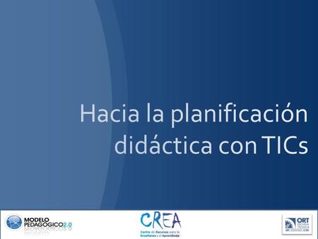 Enseñanza con TIC – Planificación Propuesta: La publicidad CONTENIDOS SIGNIFICATIVOS.