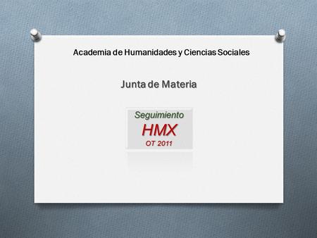 Junta de Materia Academia de Humanidades y Ciencias Sociales.