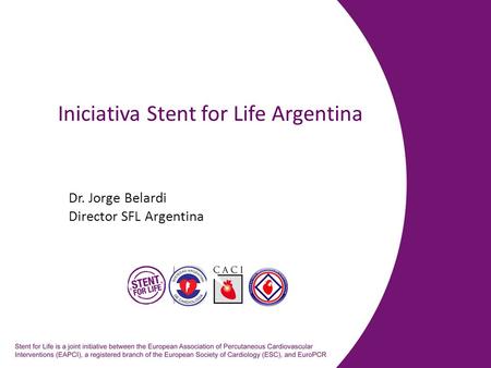 Dr. Jorge Belardi Director SFL Argentina