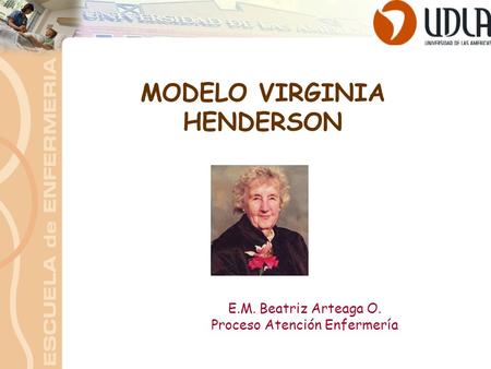 MODELO VIRGINIA HENDERSON