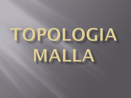 TOPOLOGIA MALLA.