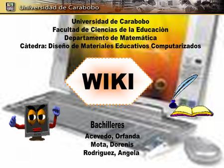 WIKI Universidad de Carabobo Facultad de Ciencias de la Educaciòn