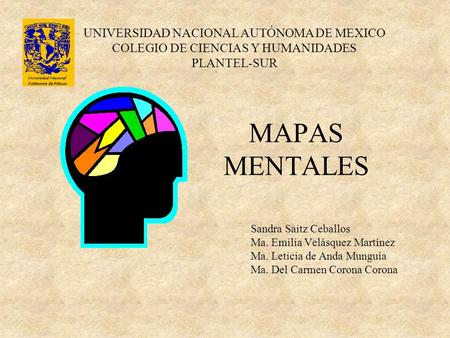 MAPAS MENTALES UNIVERSIDAD NACIONAL AUTÓNOMA DE MEXICO