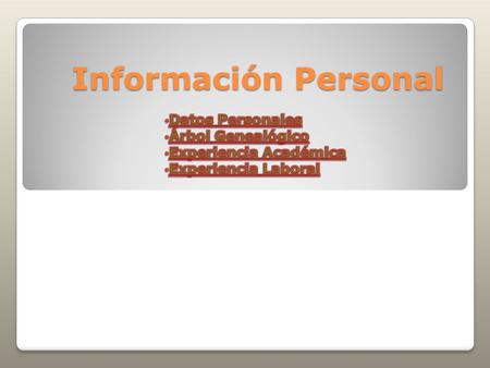 Información Personal. Datos Personales Nicole Lennis Naomi Vázquez Hernández 15 años Tlacopan #404 Col. Azteca (477) 7-11-55-84