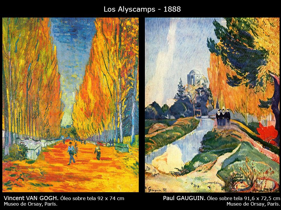 Vista Alyscamps Gauguin
