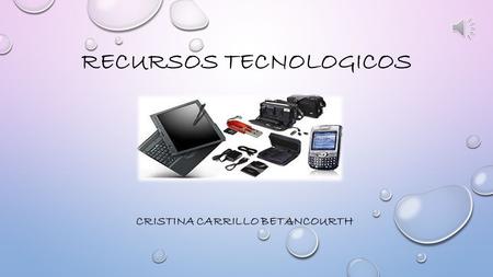 RECURSOS TECNOLOGICOS