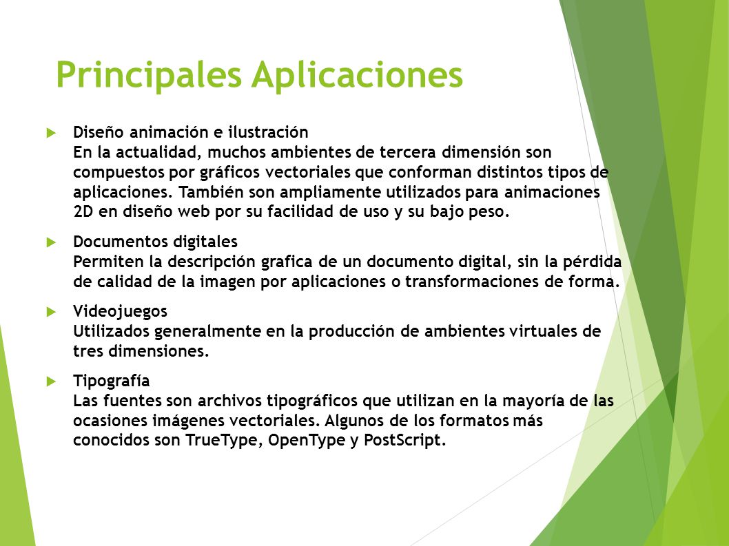 Resultado de imagen para principales aplicaciones de los graficos vectoriales