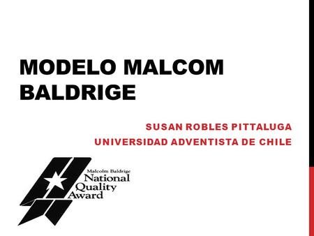 MODELO MALCOM BALDRIGE