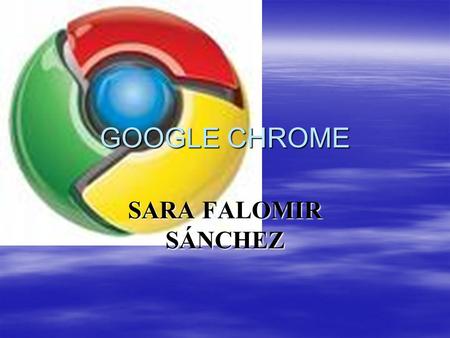 GOOGLE CHROME SARA FALOMIR SÁNCHEZ.