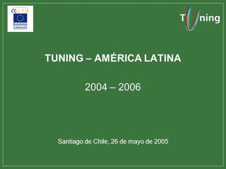 TUNING – AMÉRICA LATINA