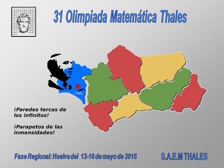 31 Olimpiada Matemática Thales