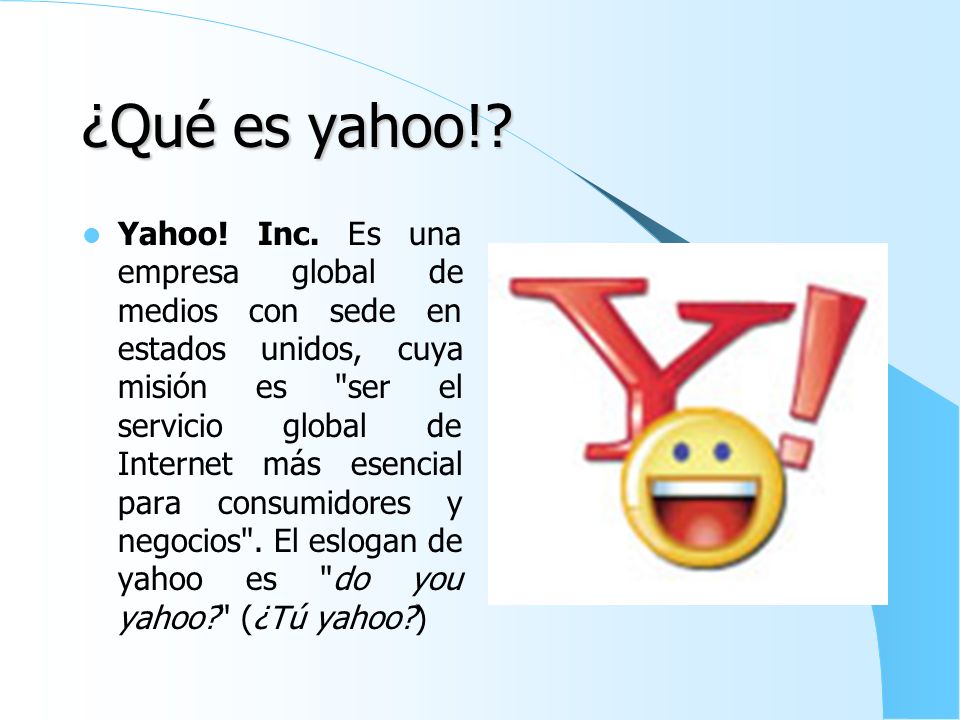 Que es yahoo
