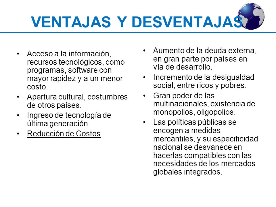 Ventajas y desventajas de forex