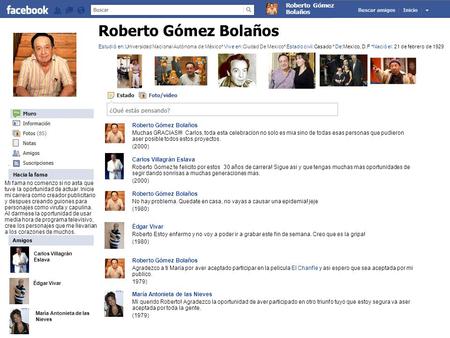 Roberto Gómez Bolaños Muchas GRACIAS!!! Carlos, toda esta celebracion no solo es mia sino de todas esas personas que pudieron aser posible todos estos.