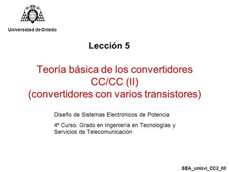 Teoría básica de los convertidores CC/CC (II)
