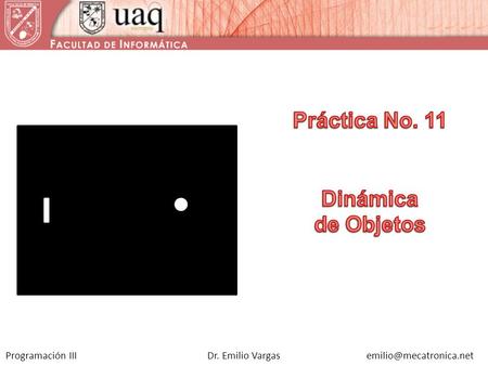 Programación III Dr. Emilio Vargas