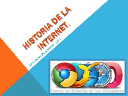 HISTORIA DE LA INTERNET.